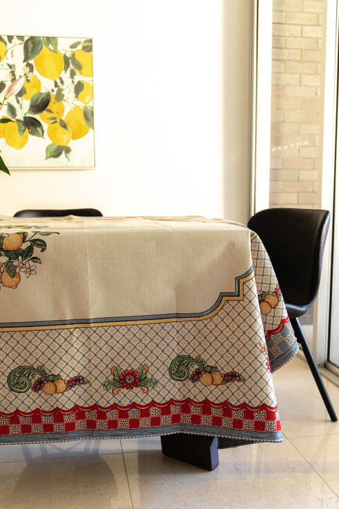 Tablecloth Testa di Moro print